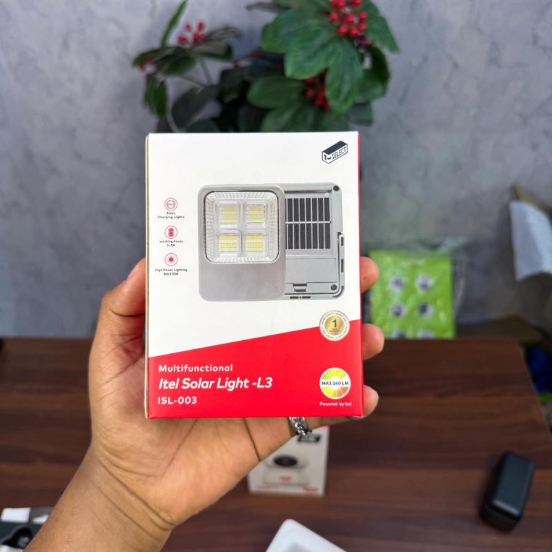 Itel Solar Light L3 – Rechargeable Emergency Light
