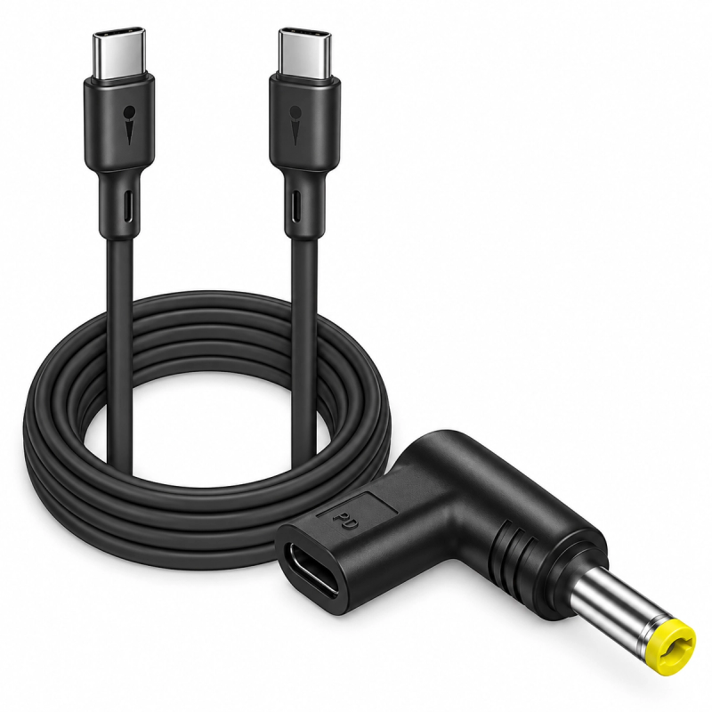 USB-C to DC Router Power Cable – Type-C to C