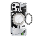 Cyberpunk 360° Spin Magnetic Stand MagSafe Case iPhone 13 14 15 16 17 N52 Kickstand