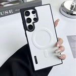Samsung S Series Luxury Matte Leather Magnetic Aircase