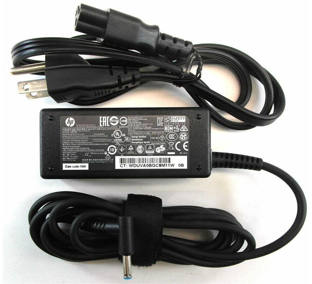 HP Original 19.5V 2.31A 7.4 X 5.0 Blue Pin Replacement Laptop Adapter
