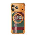 Titan Phone Cover – Carbon Fiber Metal Bracket for iPhone