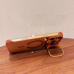 Amber Lens Bracket Case – MagSafe Compatible with Kickstand & Lens Protectors