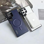 Samsung S Series Luxury Matte Leather Magnetic Aircase