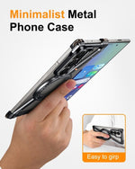 Oatsbasf Metal Z Shape Rimless 360° Kickstand Case Samsung Z Fold 5 Fold 6 Fold 7 Aluminium Magnetic
