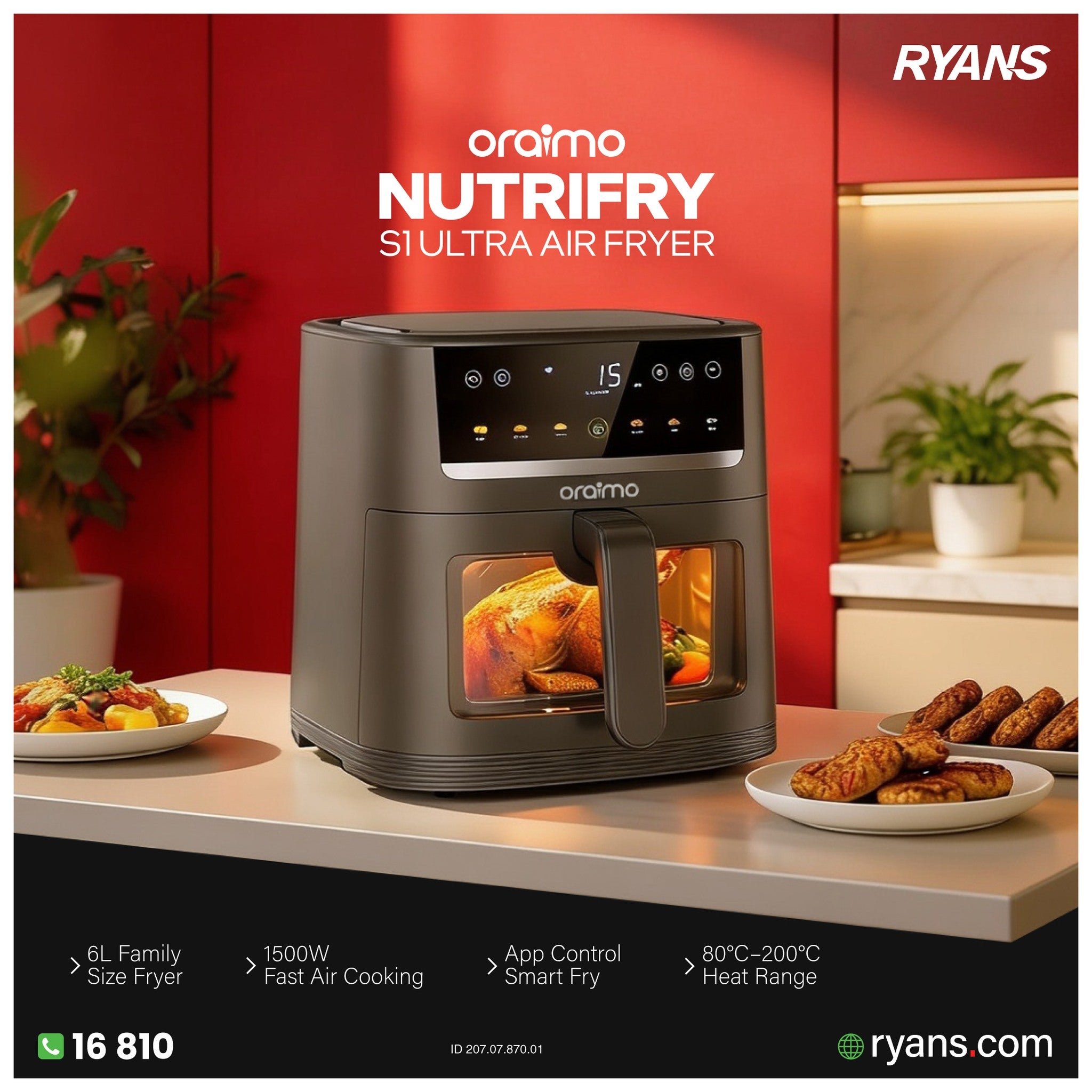 Oraimo Home SmartFry Air Fryer 4.5L