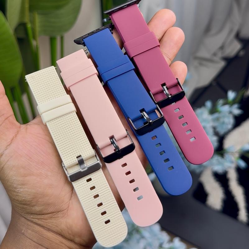 Rubber 22mm smartwatch strap