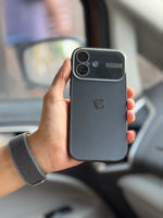 AutoFocus Chromatic Chrome-Finish Case iPhone 13 Pro 14 Pro 15 Pro 16 Pro 17 Pro Max Slim