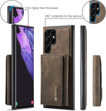 DG. MING Detachable Magnetic Wallet Leather Case Samsung A36 A56 S22 Ultra S23 Ultra S24 Ultra S25 Ultra Kickstand