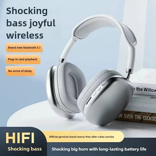 P9ProMax Wireless Over-Ear Bluetooth Headphones Music Earphones Heavy Bass Earphones
