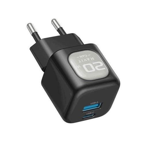 Havit UC220 20W GaN Travel Charger with 2 Ports