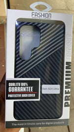 Deluxe Carbon Fiber Case Samsung S22 Ultra S23 Ultra S24 Ultra S25 Ultra Slim Hybrid Shockproof