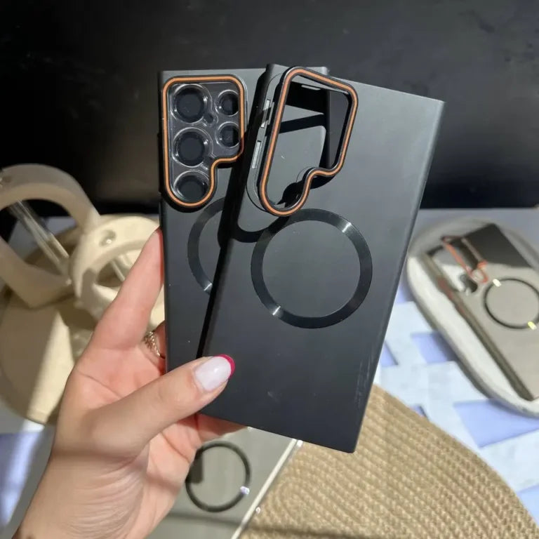 Secure Grip Bracket Defender Case Samsung S24 S24 Plus S24 Ultra S25 S25 Plus S25 Ultra + FREE Lens Protectors