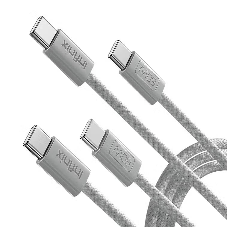 Infinix XDC63 Type-C to C 1M 60W Braided Charging Cable