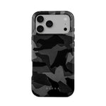 Night Black Camouflage Case – MagSafe Compatible with Military Camo Design & Ultra-Slim Fit