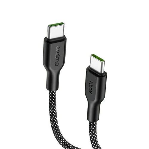 Oraimo Braidline 1 Meter Braided 100W C-C Cable