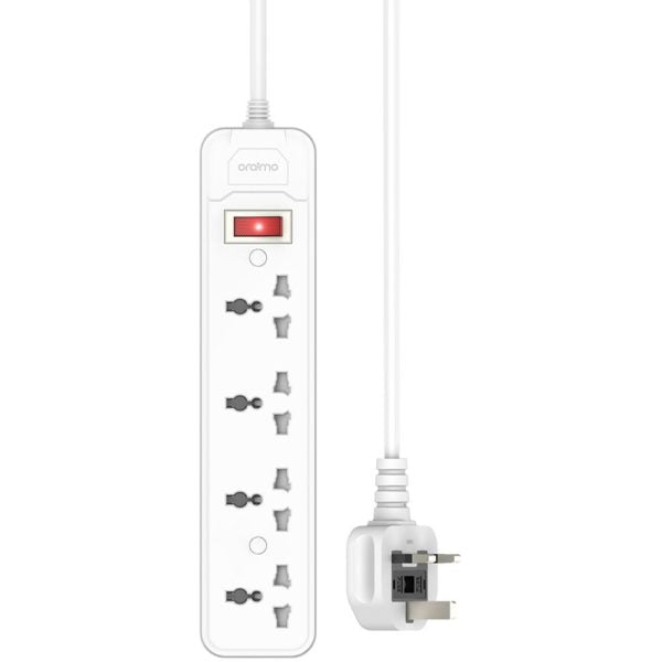 Oraimo Home SafeVolt 4-Socket Extension with USB