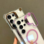 Samsung Phone Cover – Amber Lens MagSafe Kickstand