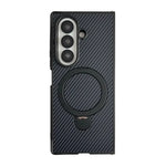 Carbon Pixel MagSafe Case Samsung Z Fold 3 Fold 4 Fold 5 Fold 6 Fold 7 Military Grade Slim