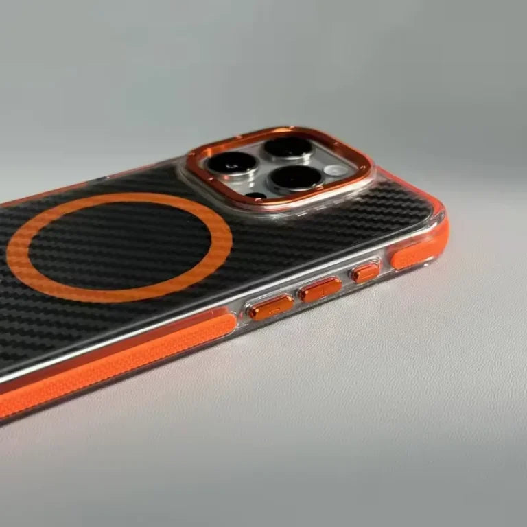 Vecta Carbon Fiber MagSafe Shockproof Case iPhone 13 14 15 16 17 Slim Heavy Duty