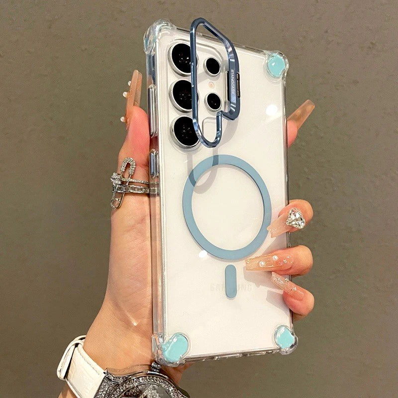 Samsung Phone Cover – Amber Lens MagSafe Kickstand
