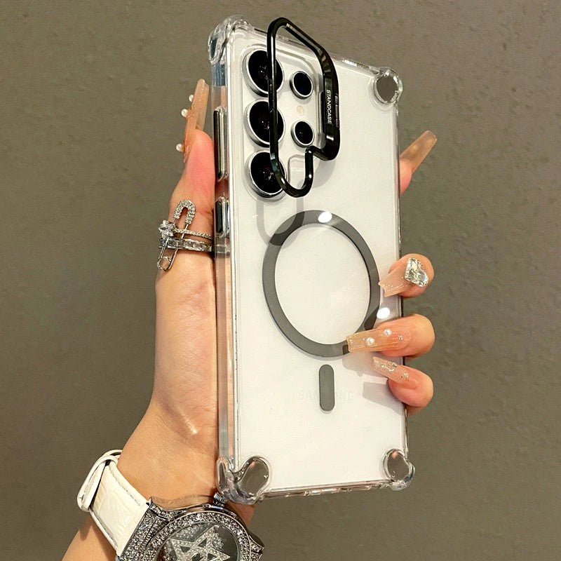 Samsung Phone Cover – Amber Lens MagSafe Kickstand