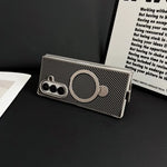 Carbon Pixel MagSafe Case Samsung Z Fold 3 Fold 4 Fold 5 Fold 6 Fold 7 Military Grade Slim