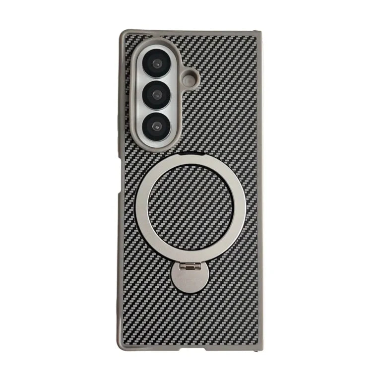 Carbon Pixel MagSafe Case Samsung Z Fold 3 Fold 4 Fold 5 Fold 6 Fold 7 Military Grade Slim