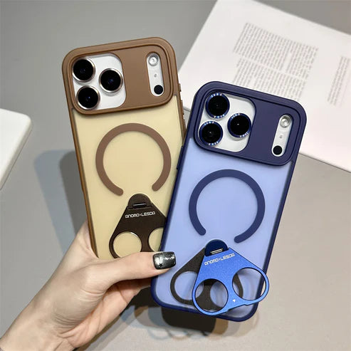 ANAMOxLESDA Grip Ring Matte MagSafe Case iPhone 13 14 15 16 17 + FREE Camera Lens Protectors