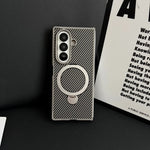 Carbon Pixel MagSafe Case Samsung Z Fold 3 Fold 4 Fold 5 Fold 6 Fold 7 Military Grade Slim
