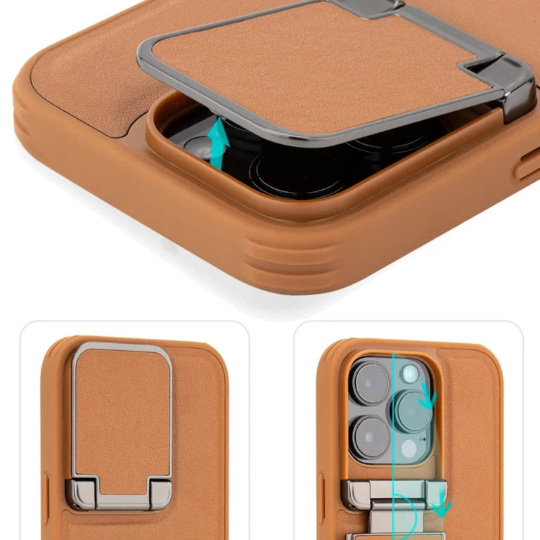 Monarch Legacy Lens Cover Kickstand Shockproof Case iPhone 14 Pro Max 15 Pro Max 16 Pro Max 17 Pro Max