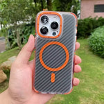 Vecta Carbon Fiber MagSafe Shockproof Case iPhone 13 14 15 16 17 Slim Heavy Duty