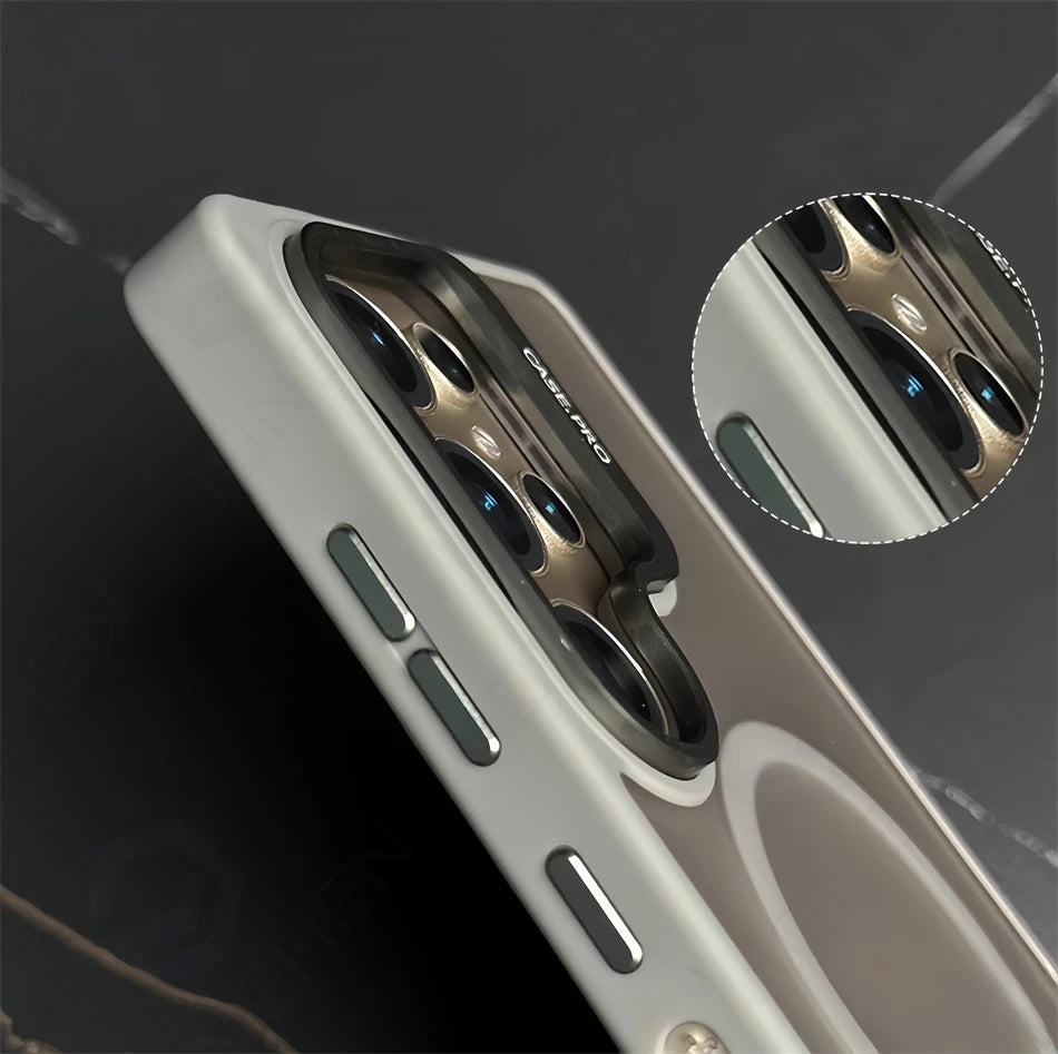 CasePro Matte Case Samsung S23 Ultra S24 S24 Plus S24 Ultra S24 FE S25 S25 Plus S25 Ultra MagSafe + FREE Lens Protectors