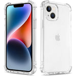 Clarity AirCushion Slim Drop Protection Case iPhone 13 14 15 16 17 Anti-Yellow Shockproof
