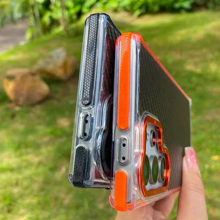 Vecta Carbon Case Samsung S23 Ultra S24 Ultra S25 Ultra MagSafe Shockproof Carbon Fiber