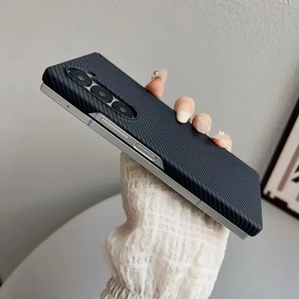 Carbon Fiber Magnetic Hinge Case Samsung Z Fold