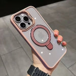 Amber Lens Bracket Case – MagSafe Compatible with Kickstand & Lens Protectors