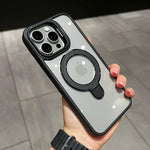 Amber Lens Bracket Case – MagSafe Compatible with Kickstand & Lens Protectors