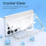 Clarity MagSafe Case Samsung A36 A56 S21 Ultra S22 Ultra S23 Ultra S24 S24 Plus S24 Ultra S25 S25 Plus S25 Ultra