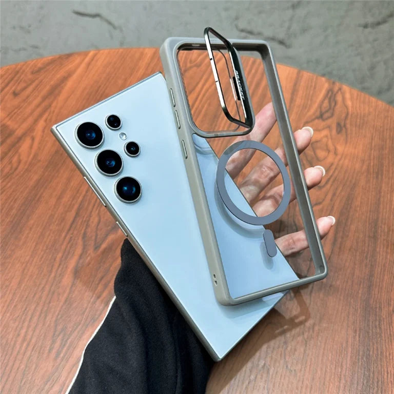 FlexStand MagSafe Kickstand Case Samsung S23 Ultra S24 Ultra S25 Ultra + FREE Camera Lens Protector