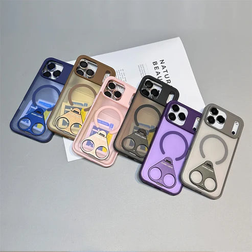 ANAMOxLESDA Grip Ring Matte MagSafe Case iPhone 13 14 15 16 17 + FREE Camera Lens Protectors