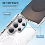 Clarity MagSafe Case Samsung A36 A56 S21 Ultra S22 Ultra S23 Ultra S24 S24 Plus S24 Ultra S25 S25 Plus S25 Ultra
