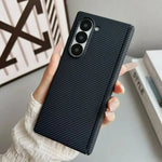 Carbon Fiber Magnetic Hinge Case Samsung Z Fold