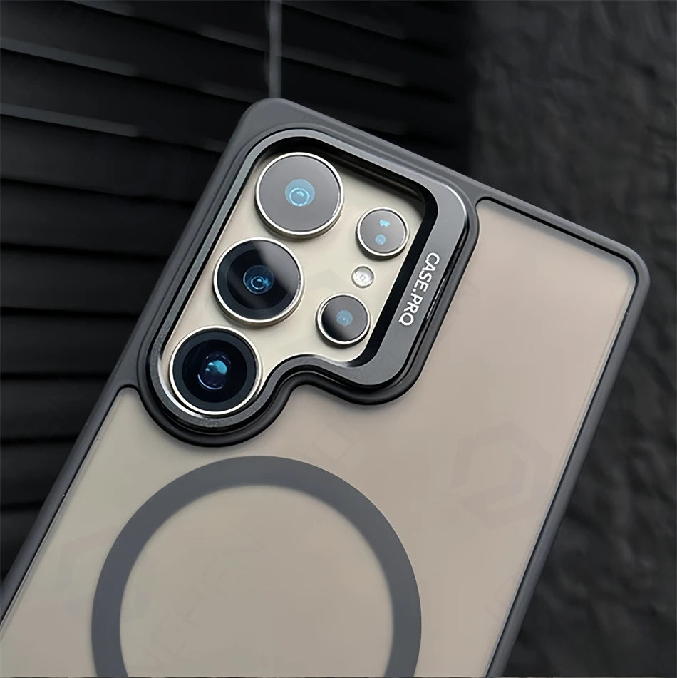 CasePro Matte Case Samsung S23 Ultra S24 S24 Plus S24 Ultra S24 FE S25 S25 Plus S25 Ultra MagSafe + FREE Lens Protectors