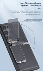 Monarch Legacy Lens Cover Case Samsung S22 Ultra S23 Ultra S24 Ultra S25 Ultra S26 Ultra Kickstand Shockproof