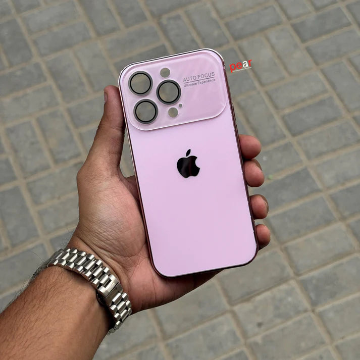 AutoFocus Chromatic Chrome-Finish Case iPhone 13 Pro 14 Pro 15 Pro 16 Pro 17 Pro Max Slim