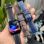 Leather 22mm smartwatch strap