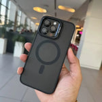 CasePro Matte MagSafe Kickstand Case iPhone 13 14 15 16 17 + FREE Camera Lens Protector