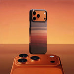 Desert Carbon Saffron Weave Case iPhone 14 Pro Max 15 Pro Max 16 Pro Max 17 Pro Max Carbon Fiber Hybrid