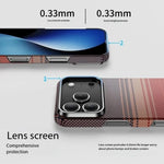 Desert Carbon Saffron Weave Case iPhone 14 Pro Max 15 Pro Max 16 Pro Max 17 Pro Max Carbon Fiber Hybrid